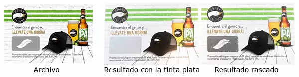 tarjetas rasca ejemplo